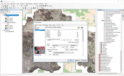 Gis Setting Multiple Colors Transparent In Raster Map In Arcmap