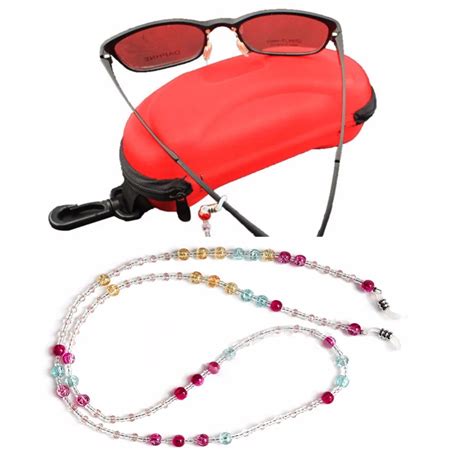 new 70cm colorful beaded glasses sunglasses spectacle beads chain strap cord holder neck lanyard