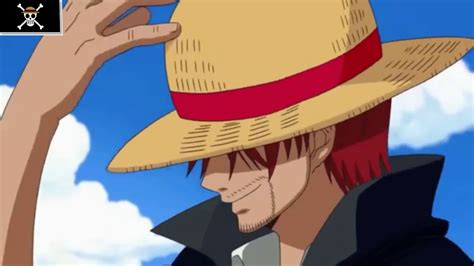 One Piece Shanks Gives Luffy His Hat Wallpaper - Shanks Gives His Straw