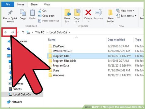 4 Ways To Navigate The Windows Directory Wikihow