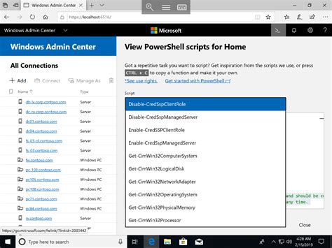 Microsoft Windows Admin Center A Work In Progress