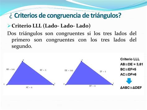 Criterios De Congruencia En Geometria