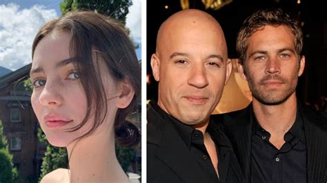 Hija De Paul Walker Felicita A Vin Diesel Por Su Cumpleaños Con Tiernas