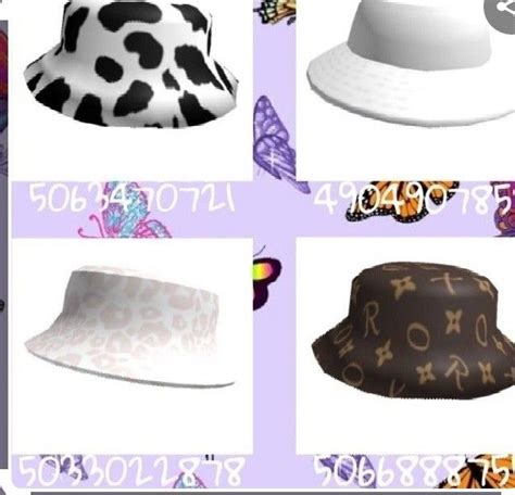 Bucket Hat Codes Roblox Roblox Roblox Codes Cute Bucket Hats