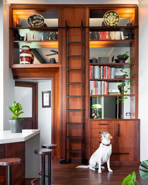 Custom Cabinets Perth Built In Bookshelves Bookcases With Ladders