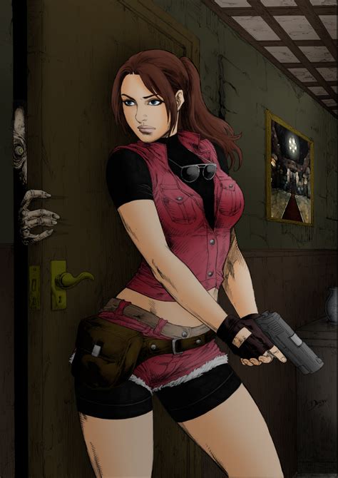 Claire Redfield Resident Evil Colored By Nelsonmunoz On Deviantart