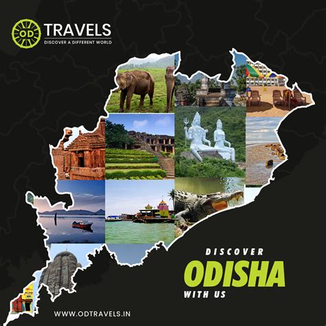 Tourist Map Of Odisha