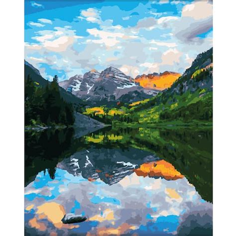 Mountain Scene Paint By Number Kit By Artists Loft™ Necessities