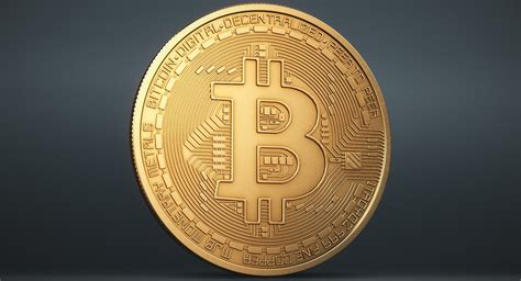 Bitcoin Coin 3d Turbosquid 1247507