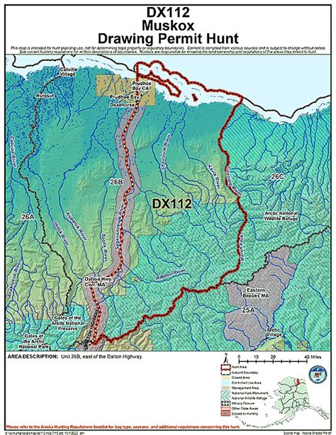 Map Of Dx112 Alaska Department Of Fish And Game