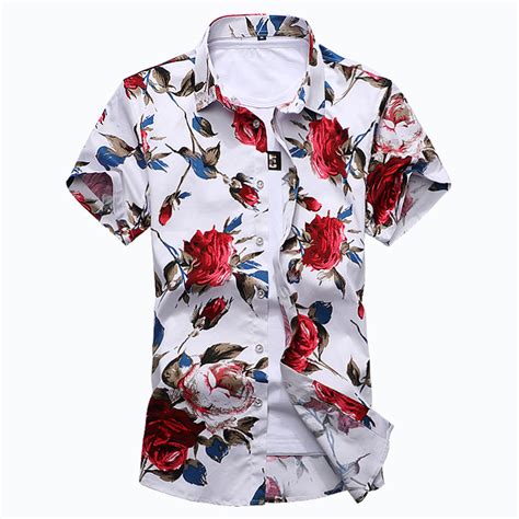 Mens Floral Patterned Shirt