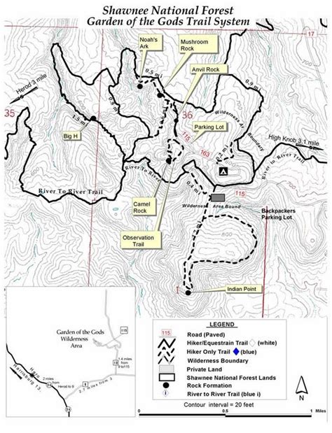 Shawnee National Forest Hiking Trail Maps Trail Maps