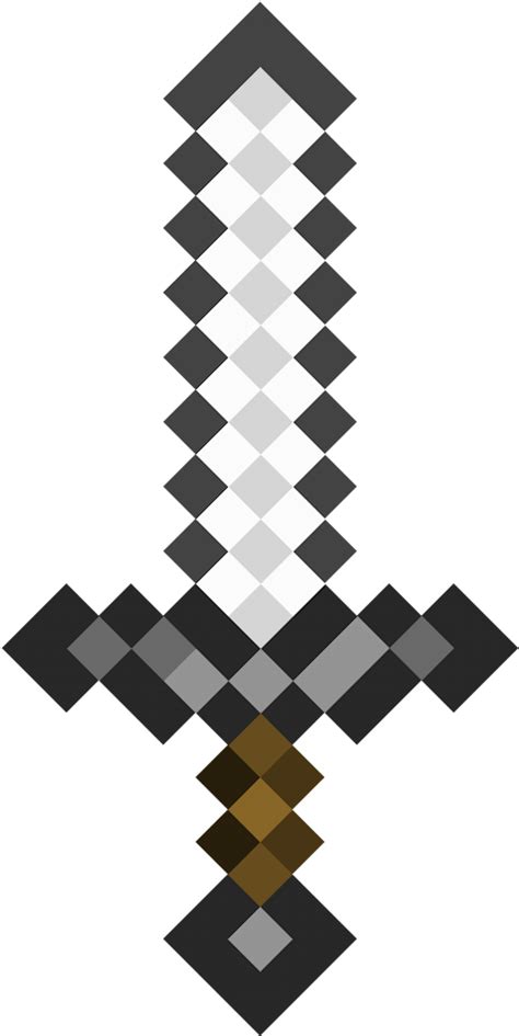Download Hd Iron Sword Minecraft Sword Transparent Png Image