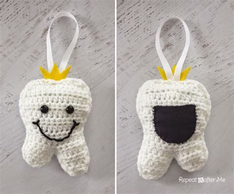 Feb 15, 2019 @ 7:37 am mst. Crochet Tooth Fairy Pillow - Repeat Crafter Me