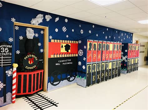 Polar Express Christmas Door Decorating Contest Artofit