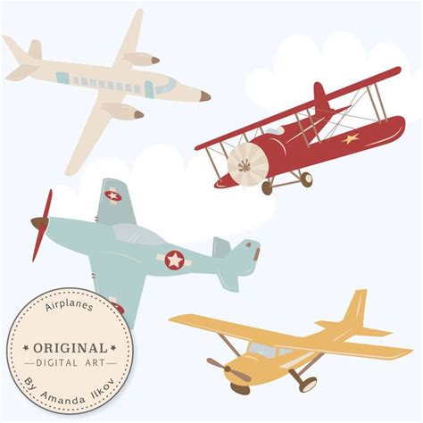 Professional Airplane Clipart And Airlplane Vectors Airplane Clip Art