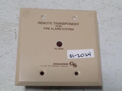 EDWARDS GS REMOTE TRANSPONDER FOR FIRE ALARM SYSTEM B EBay