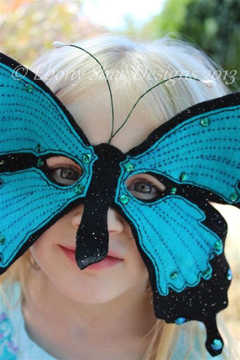 Felt Butterfly Mask Pattern Digital Sewing Pattern Pdf Kids Disfraz