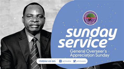 General Overseers Appreciation Service 6th June 2021 Youtube
