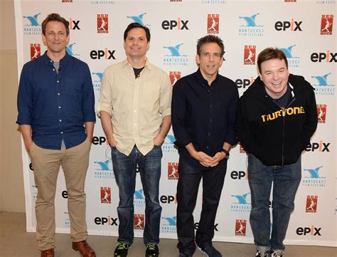 Seth Meyers Mike Myers And Ben Stiller Talk ‘late Night Live Tv And