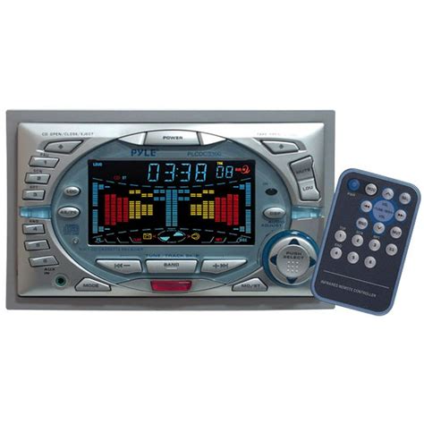 Double Din Amfm Cassette And Cd Player Wmotorized Slide Down Face Wmp3