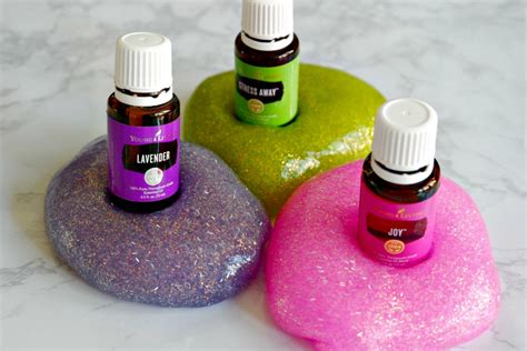 Diy Essential Oil Glitter Slime Recipes With Essential Oils