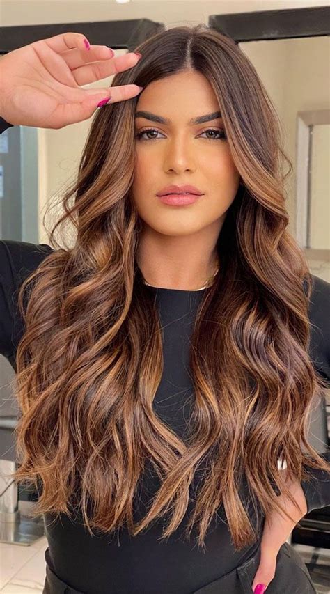 50 Stylish Brown Hair Colors And Styles For 2022 Brown Copper Long