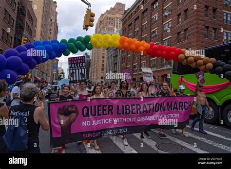 Thousands Of People March In The Queer Liberation March In New York