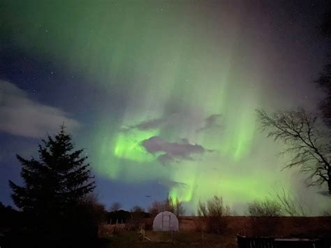 Northern Lights Spotted Over Scotland As Stunning Displays Fill The Sky