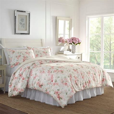 Laura Ashley Home Wisteria Collection Luxury Ultra Soft Comforter