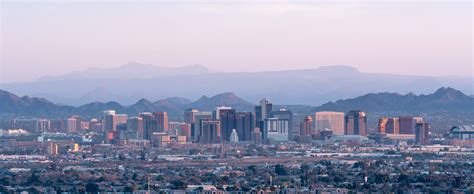 Phoenix Arizona Skyline Panorama Xcel Delivery