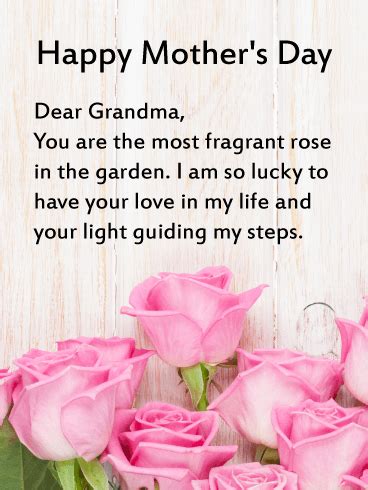 Don't forget a thoughtful gift﻿ to go with it! For my Special Grandma - Happy Mother's Day Card ...