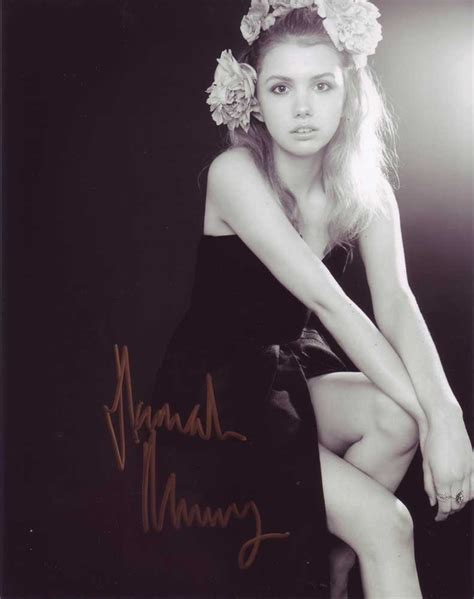 Hannah Murray In Person Autographed Photo
