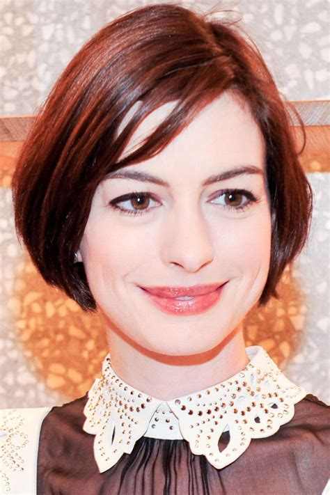 News Marie Claire Bob Hairstyles Hair Styles Anne Hathaway