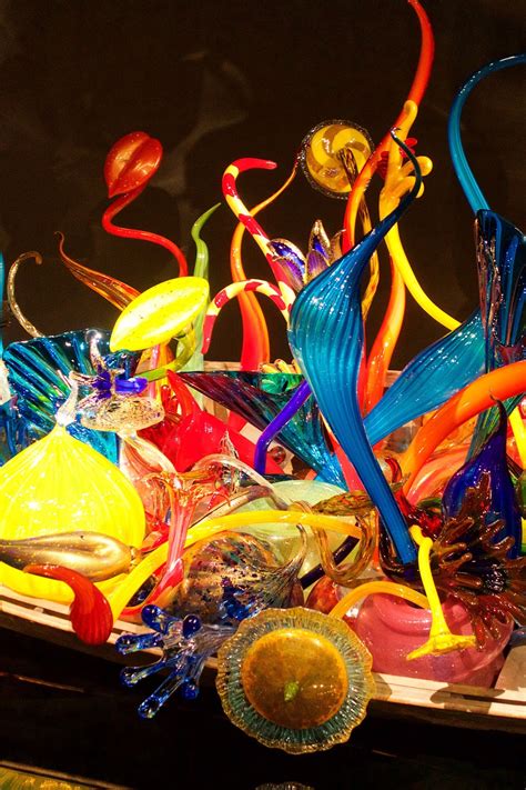 Live glass demos and garden talks space needle: Chihuly Garden and Glass - Seattle, WA | Plain Chicken