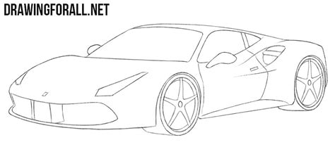 We will now start the tutorial on how to draw car. How to Draw a Ferrari Easy