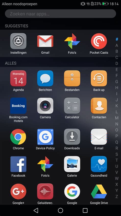 Nevertheless, you should try getting the new versions of both apps to. Huawei app drawer: zo toon je het app-overzicht op een ...