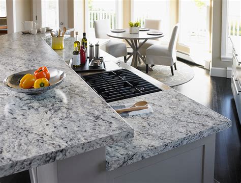 Having a white background with golden and gray movement, this granite has beautiful, subtle character. 9476 White Ice Granite Formica® Laminate - Modern ...
