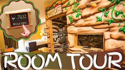 Wolf Den Room Tour Great Wolf Lodge Youtube