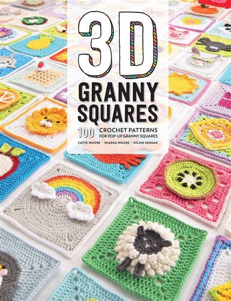 3d granny squares 100 crochet patterns for pop up granny squares softarchive