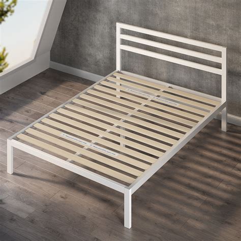 By zinus (160) $ 111 68. Zinus White Modern Metal Steel Platform Bed Frame Base ...