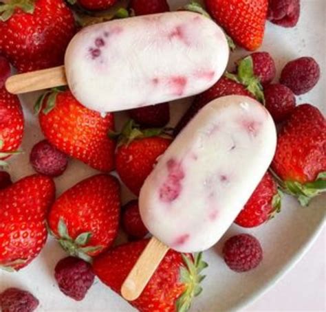 Para Este Calor ¡aprende A Preparar Paletas De Yogur Sin Azúcar