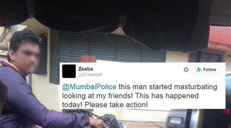 Two Mumbai Girls Tweeted Out A Pic Of A Biker Masturbating On The Road