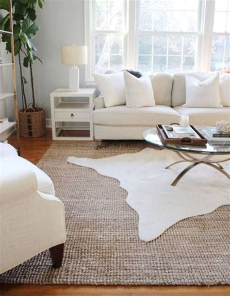 30 Fabulous Cowhide Rug Living Room Decor Ideas Housedcr Cowhide