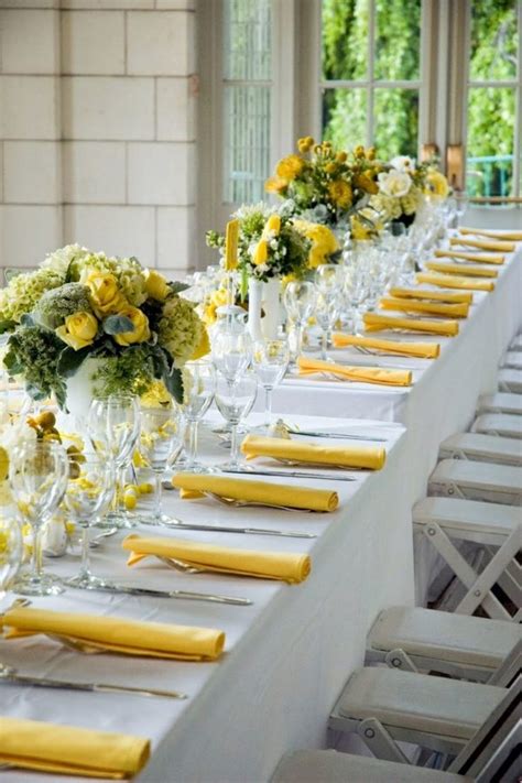 Pink varies from subtle rose to neon a room that is primarily decorated in pink works really great when you add bold yellow accent pieces to it. Table decoration in green and yellow colors for a festive ...