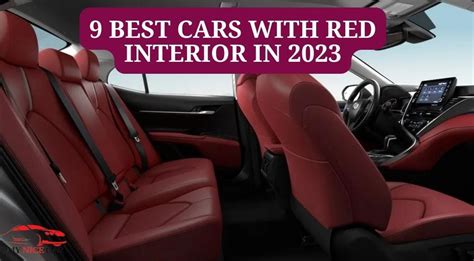 9 Best Cars With Red Interior To Spice Up Your Drive In 2023 My Nice