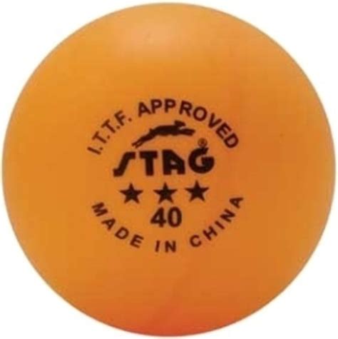 Stag Three Star Ping Pong Ball Size Standard Buy Stag
