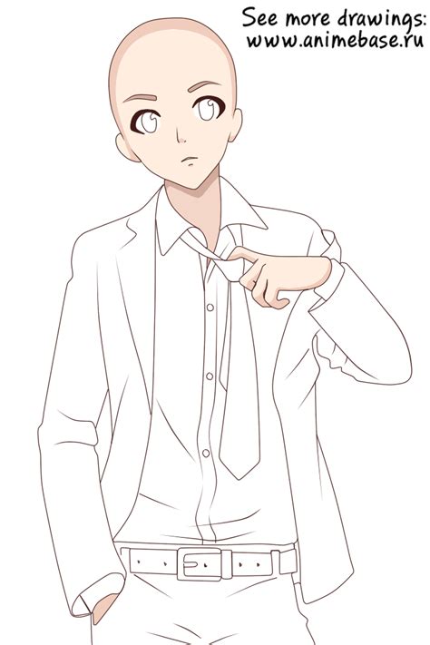 Guy In Business Suit Anime Base Ru
