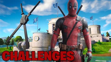 Fortnite Deadpool Week 4 Challenges Finding Katanas How To Get