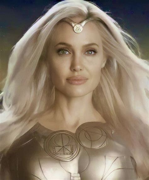 Angelina Jolie As Thena Marvel Eternals Icon